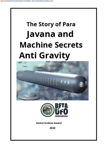 Tales of the Javanas and The Secret of the Anti-Gravity Machine (PDF/EPUB Version)