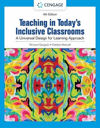 Teaching in Today's Inclusive Classrooms: A Universal Design for Learning Approach (PDF/EPUB Version)