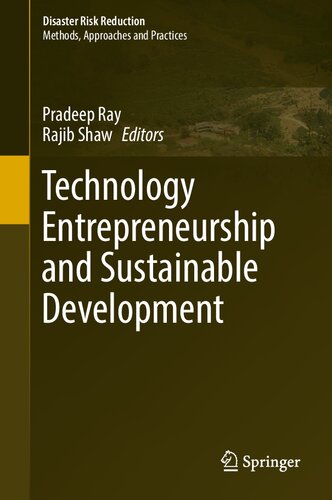 Technology Entrepreneurship and Sustainable Development (Disaster Risk Reduction) (PDF/EPUB Version)