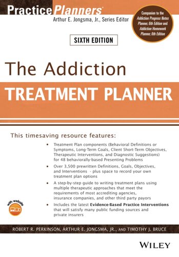 The Addiction Treatment Planner (PracticePlanners) (PDF/EPUB Version)