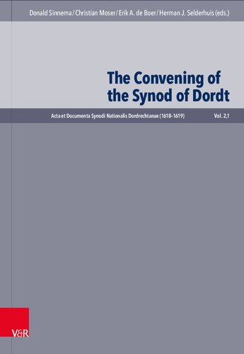 The Convening of the Synod of Dordt (PDF/EPUB Version)