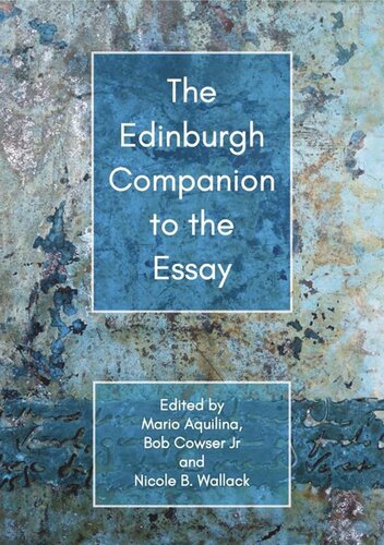 The Edinburgh Companion to the Essay (PDF/EPUB Version)