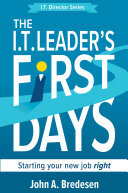 The I.T. Director's First Days (PDF/EPUB Version)