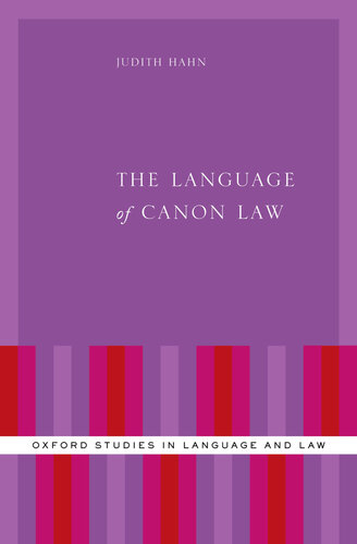 The Language of Canon Law (PDF/EPUB Version)