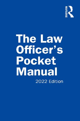 The law officer's pocket manual (PDF/EPUB Version)