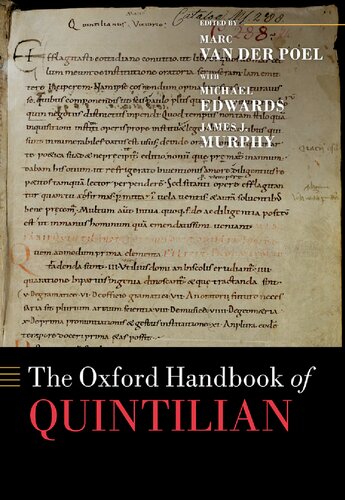 The Oxford Handbook of Quintilian (PDF/EPUB Version)