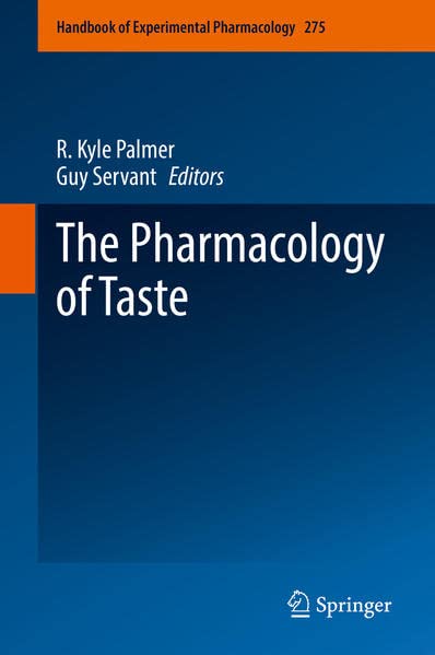 The Pharmacology of Taste (PDF/EPUB Version)