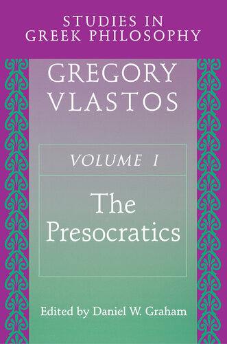 The Presocratics (PDF/EPUB Version)