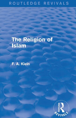 The Religion of Islam (PDF/EPUB Version)