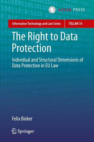 The Right To Data Protection: Individual And Structural Dimensions Of Data Protection In EU Law (PDF/EPUB Version)