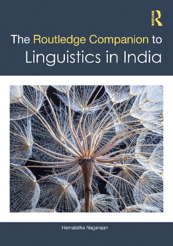 The Routledge Companion to Linguistics in India (PDF/EPUB Version)