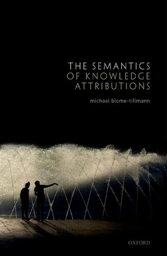 The Semantics of Knowledge Attributions (PDF/EPUB Version)