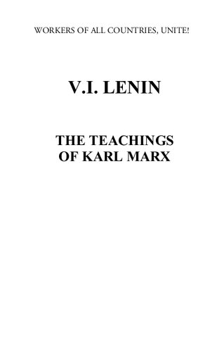 The Teachings of Karl Marx (PDF/EPUB Version)