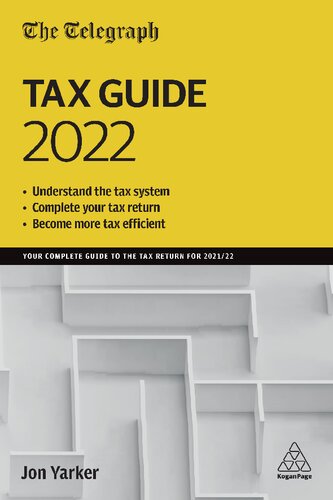 the TELEGRAPH TAX GUIDE 2022 your complete guide to the tax return for 2021/22. (PDF/EPUB Version)
