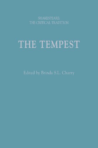 The Tempest: Shakespeare: The Critical Tradition (PDF/EPUB Version)