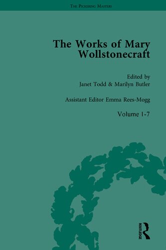 The Works of Mary Wollstonecraft (PDF/EPUB Version)