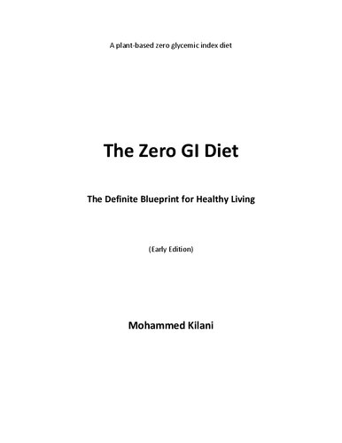 The Zero GI Diet (PDF/EPUB Version)