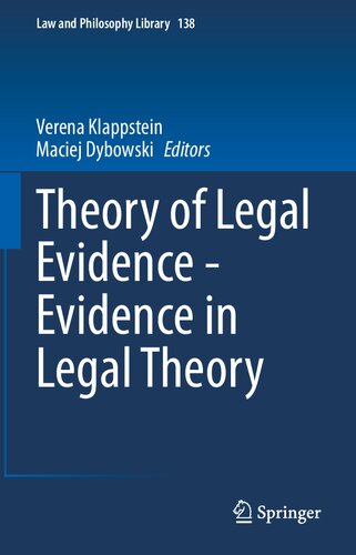 Theory of Legal Evidence - Evidence in Legal Theory (PDF/EPUB Version)