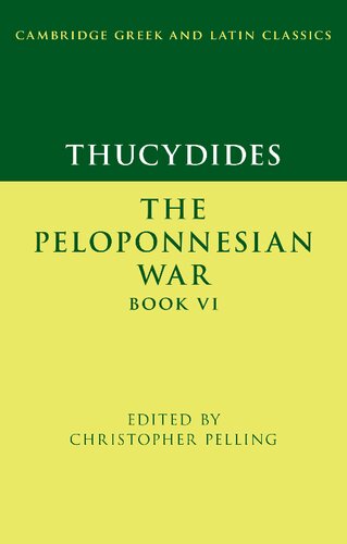 Thucydides: The Peloponnesian War Book VI (PDF/EPUB Version)