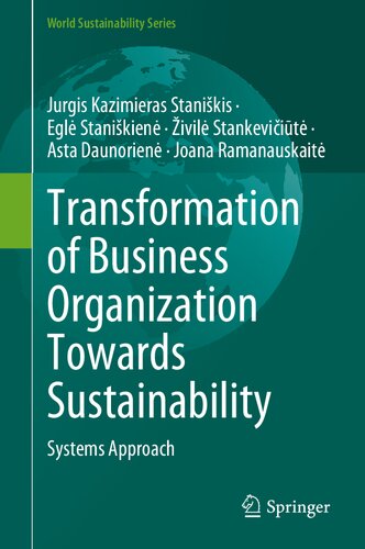 Transformation of Business Organization Towards Sustainability: Systems Approach (PDF/EPUB Version)