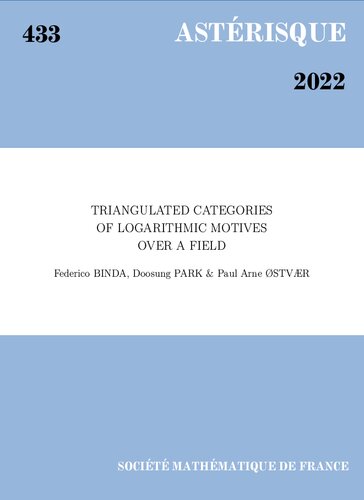 Triangulated categories of logarithmic motives over a field (PDF/EPUB Version)
