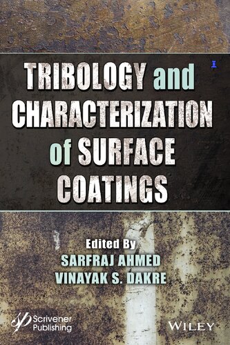 Tribology and Characterization of Surface Coatings (PDF/EPUB Version)