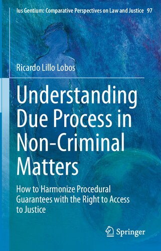 Understanding Due Process in Non-Criminal Matters: How to Harmonize Procedural Guarantees with the Right to Access to Justice (PDF/EPUB Version)