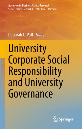 University Corporate Social Responsibility and University Governance (Advances in Business Ethics Research, 8) (PDF/EPUB Version)