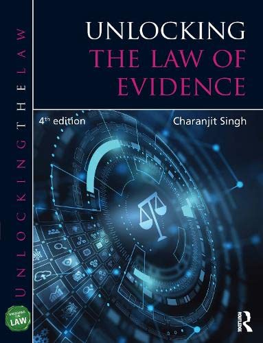 Unlocking the Law of Evidence (PDF/EPUB Version)