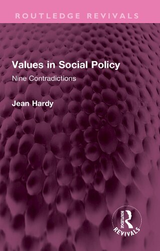 Values in Social Policy: Nine Contradictions (PDF/EPUB Version)