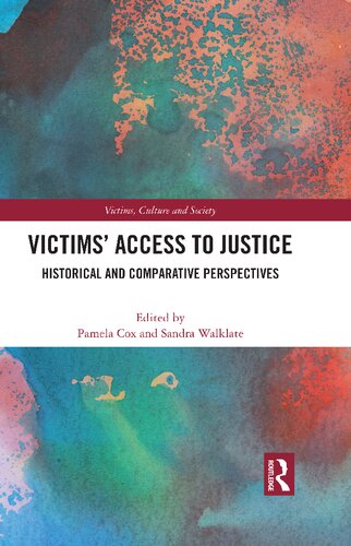Victims' Access to Justice: Historical and Comparative Perspectives (PDF/EPUB Version)
