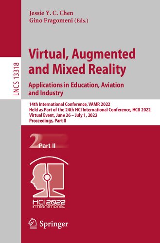 Virtual, Augmented and Mixed Reality: Applications in Education, Aviation and Industry (Lecture Notes in Computer Science) (PDF/EPUB Version)