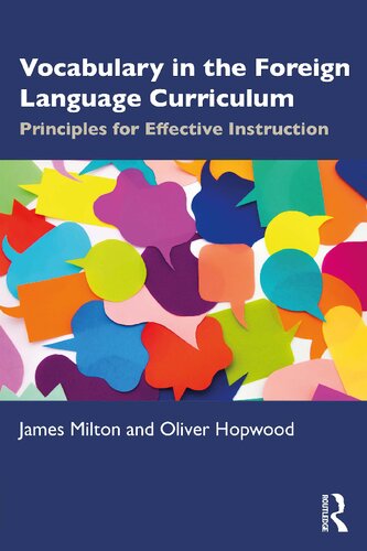 Vocabulary in the Foreign Language Curriculum (PDF/EPUB Version)