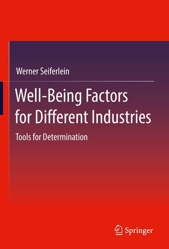 Well-Being Factors for Different Industries: Tools for Determination (PDF/EPUB Version)