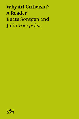 Why Art Criticism?: A Reader (PDF/EPUB Version)