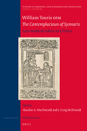William Touris Ofm, the Contemplacioun of Synnaris: Late-Medieval Advice to a Prince (PDF/EPUB Version)