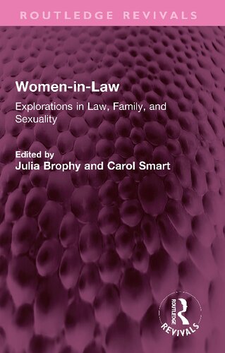 Women-in-Law: Explorations in Law, Family, and Sexuality (PDF/EPUB Version)