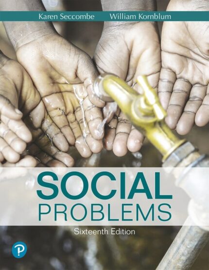 Social problems, sixteenth edition